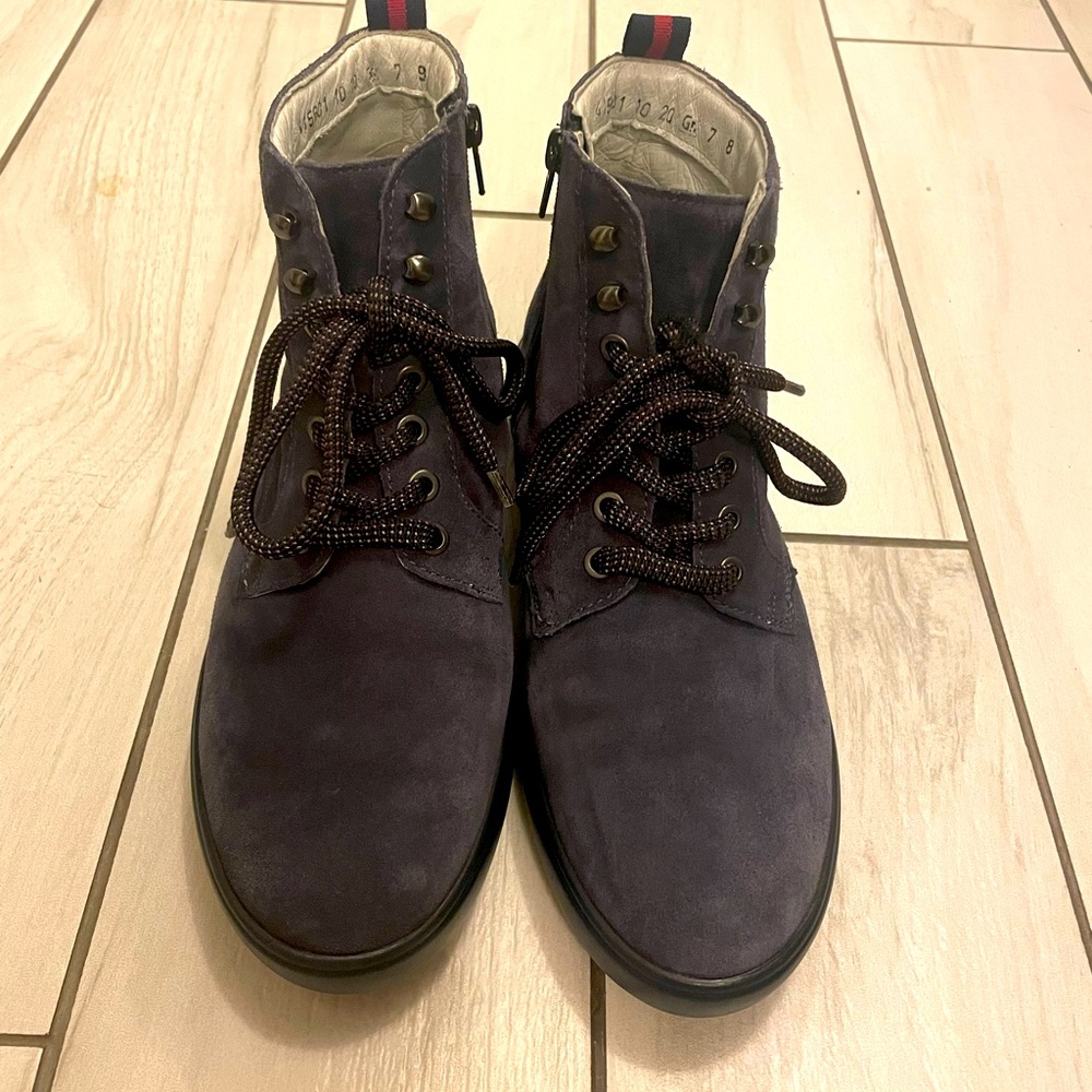 Waldlaufer blue ankle boot
